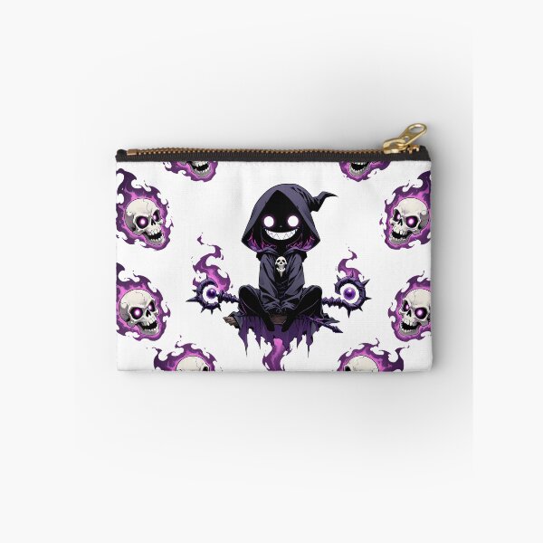 Item preview, Chibi Shadow Summoner | Dark Fantasy Necromancer with Spirit Skulls designed and sold by TattooDrive.