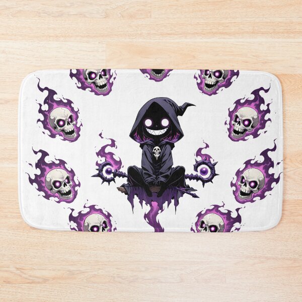 Item preview, Chibi Shadow Summoner | Dark Fantasy Necromancer with Spirit Skulls designed and sold by TattooDrive.
