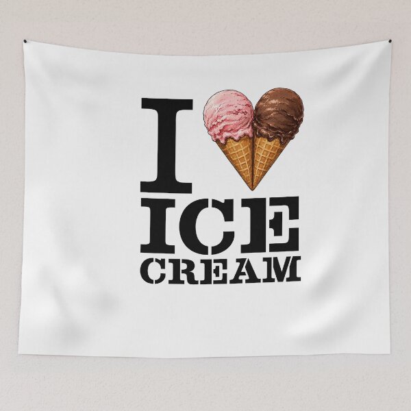 Item preview, I Love Ice Cream designed and sold by Hello Bee Bee.