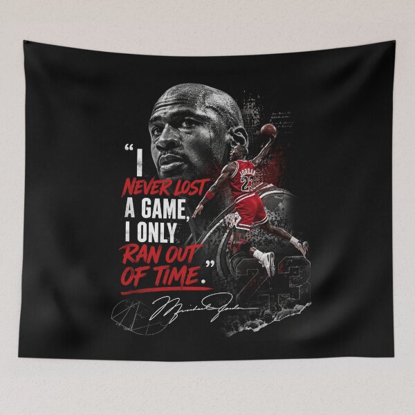 Item preview, Michael Jordan Never Lost Poster designed and sold by ArtByRahim.