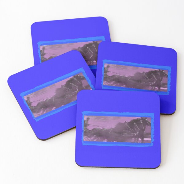 Item preview, Ancient Roman Chariot Racing - Black Stallions (by ACCI) designed and sold by VanyssaGraphics.