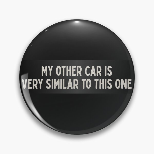 Item preview, Terrible Bumper Sticker Not Funny MY OTHER CAR designed and sold by TackyTime.