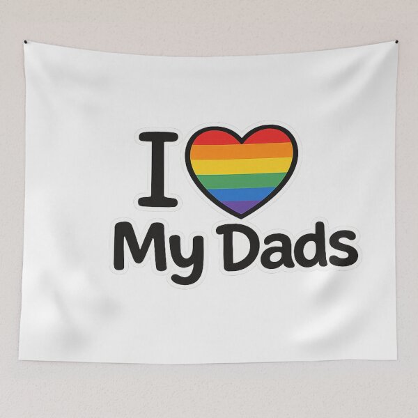 Item preview, I Heart My Dads designed and sold by Tiny & Proud.