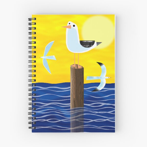 Item preview, Seagull Perched on Mooring Post  designed and sold by Andrew  Hitchen.