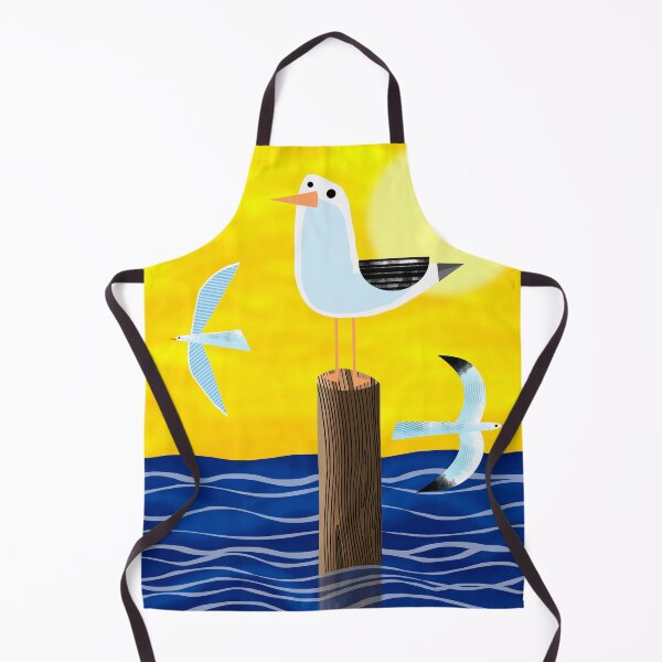 Item preview, Seagull Perched on Mooring Post designed and sold by Andrew Hitchen.