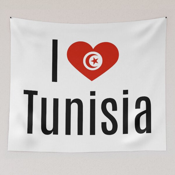 Item preview,  I love Tunisia – World Cup 2026 Football Fans Logo designed and sold by topprinting.