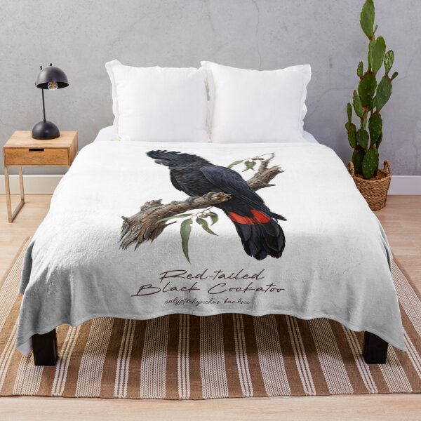 Item preview, Red-tailed Black Cockatoo on Branch designed and sold by Takeda-art.