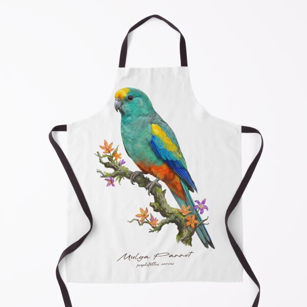 Item preview, Mulga Parrot on Flower Branch designed and sold by Takeda-art.