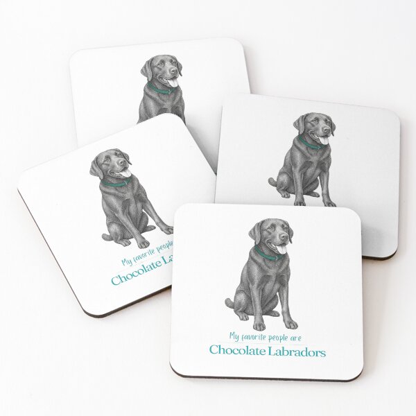 Item preview, My Favorite People Are Chocolate Labradors | Chocolate Lab Mom Dad Gift designed and sold by The Frog.