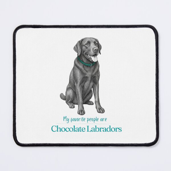 Item preview, My Favorite People Are Chocolate Labradors | Chocolate Lab Mom Dad Gift designed and sold by The Frog.