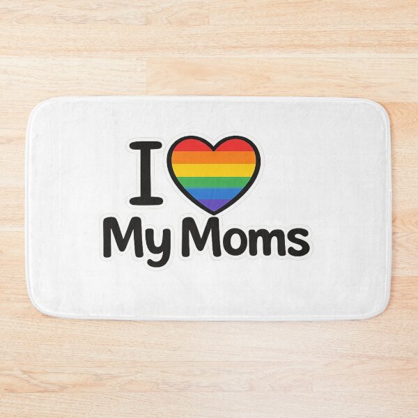 Item preview, I Heart My Moms designed and sold by Tiny & Proud.
