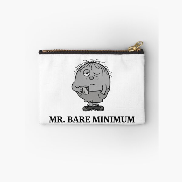 Item preview, Mr Bare Minimum Character Funny Gray Comic Book Relatable Tired Lazy Mr Men designed and sold by SamiraArts.