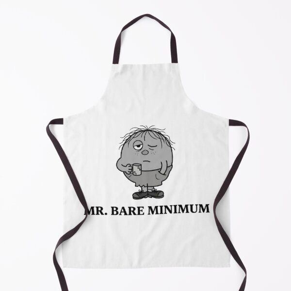 Item preview, Mr Bare Minimum Character Funny Gray Comic Book Relatable Tired Lazy Mr Men designed and sold by SamiraArts.