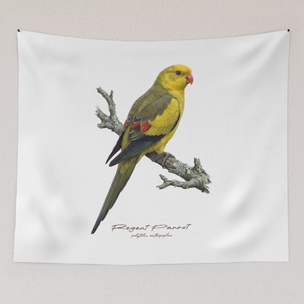 Item preview, Regent Parrot on Rustic Branch designed and sold by Takeda-art.