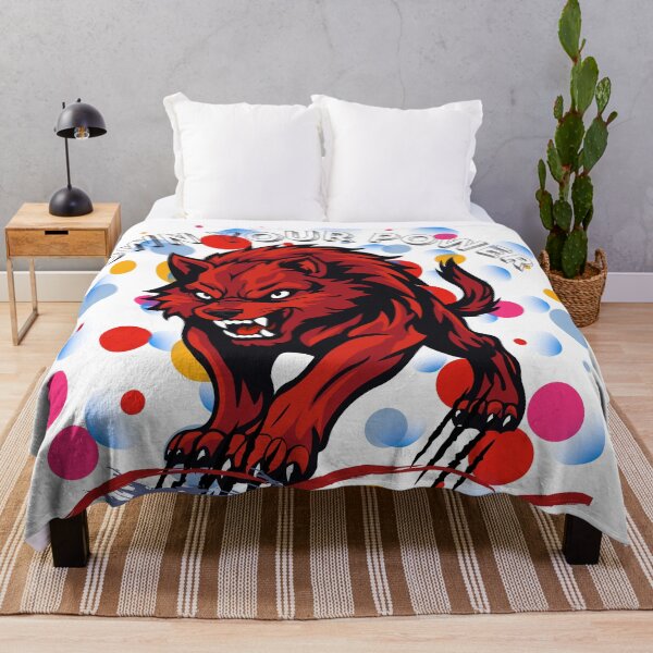 Item preview, Own Your Power Angry Red Wolf designed and sold by GraphixByHub.