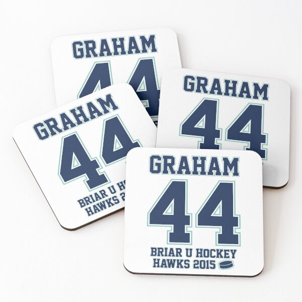 Item preview, Garrett Graham 44 Briar University Hockey Jersey Back Print Graphic T-Shirt designed and sold by ZenKings.