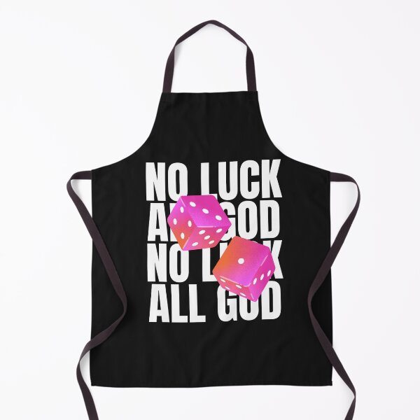 Item preview, No Luck All God - Pink Dices Gifts For Christians designed and sold by karolina lindy.