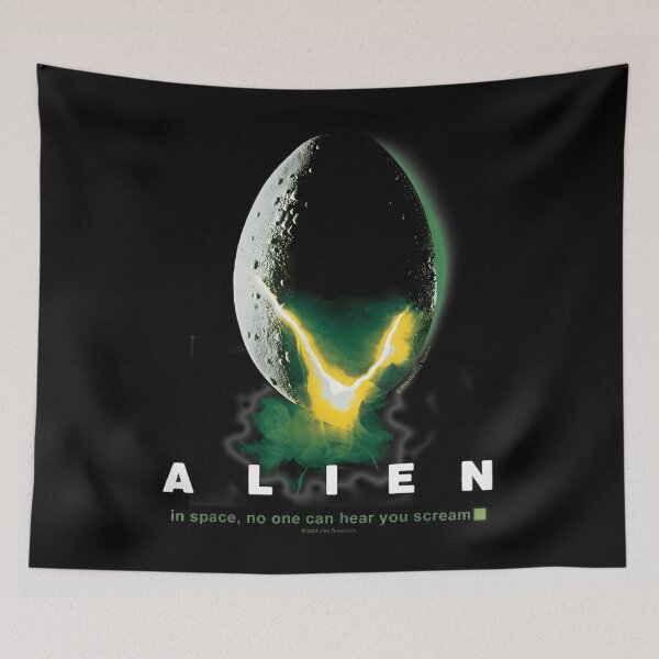 Item preview,  Aliens In Space No One Can Hear You Scream Big Chest Poster designed and sold by Dunis02.