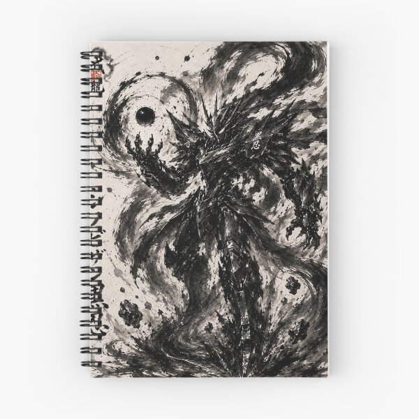 Item preview, Shinobizan – Kuro Nin / Dark Shadow Mecha Ninja Ink Art designed and sold by BuryuJapanArt.