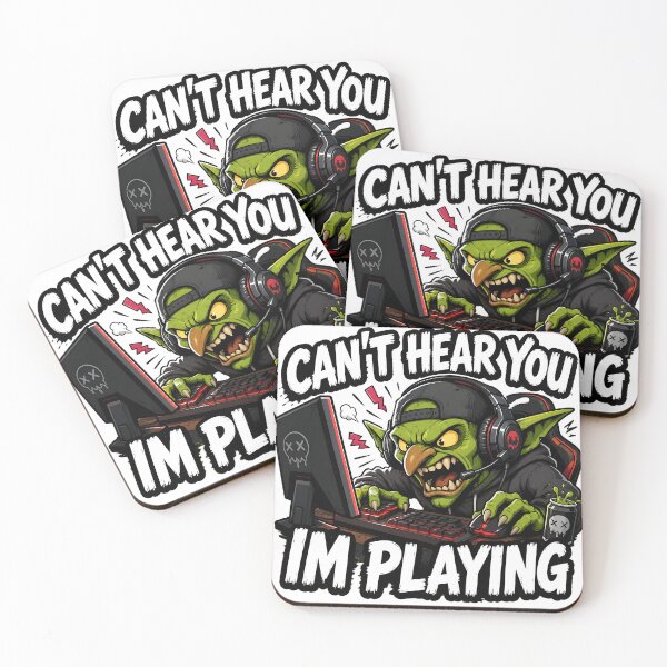 Item preview, Can't Hear You I'm Playing Angry Goblin Gamer designed and sold by vecart34.