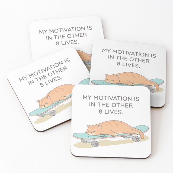 Item preview, Funny Lazy Cat Gift My Motivation Is In The Other 8 Lives  Sarcastic Cat Lover Shirt Cat Mom Gift designed and sold by Dev Mode.