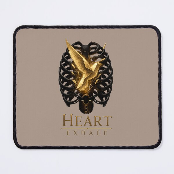 Item preview, Heart Exhale, Emotional Healing Aesthetic Design designed and sold by JagrDesigns.