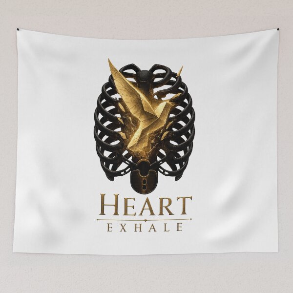 Item preview, Heart Exhale, Emotional Healing Aesthetic Design designed and sold by JagrDesigns.