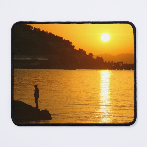 Item preview, Fisherman on sunset designed and sold by Tinuraeniel.
