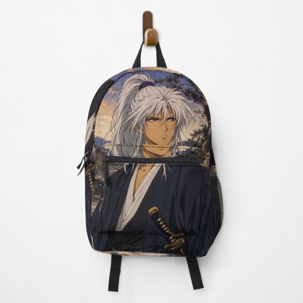 Item preview, Retro Anime White Hair Samurai designed and sold by bapupa.
