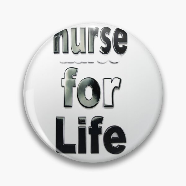 Item preview, *Nurse for Life - Bold Typography with Drop Shadow Design* designed and sold by Petringo.