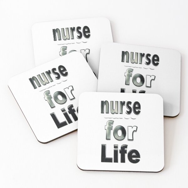 Item preview, *Nurse for Life - Bold Typography with Drop Shadow Design* designed and sold by Petringo.