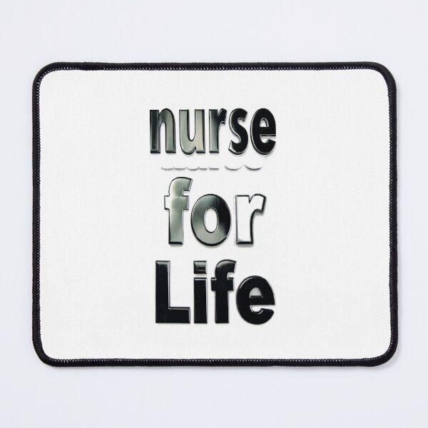 Item preview, *Nurse for Life - Bold Typography with Drop Shadow Design* designed and sold by Petringo.