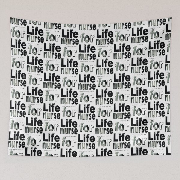 Item preview, *Nurse for Life - Bold Typography with Drop Shadow Design* designed and sold by Petringo.