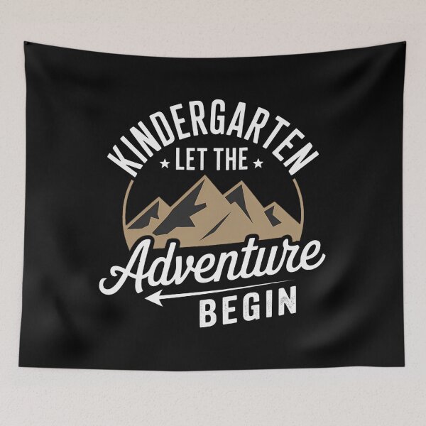 Item preview, First Day of Kindergarten let Adventure Begin Back to School designed and sold by sailorjessiArt.