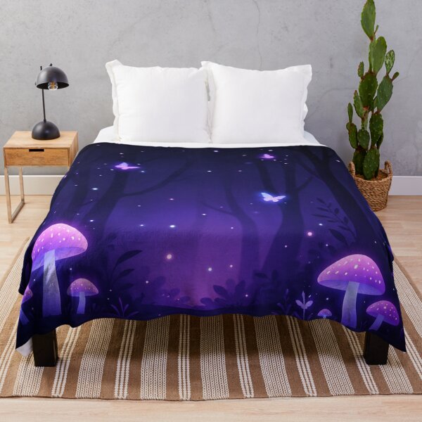 Item preview, Magic Forest | Glowing Mushroom Fantasy Night designed and sold by IGLCreative.