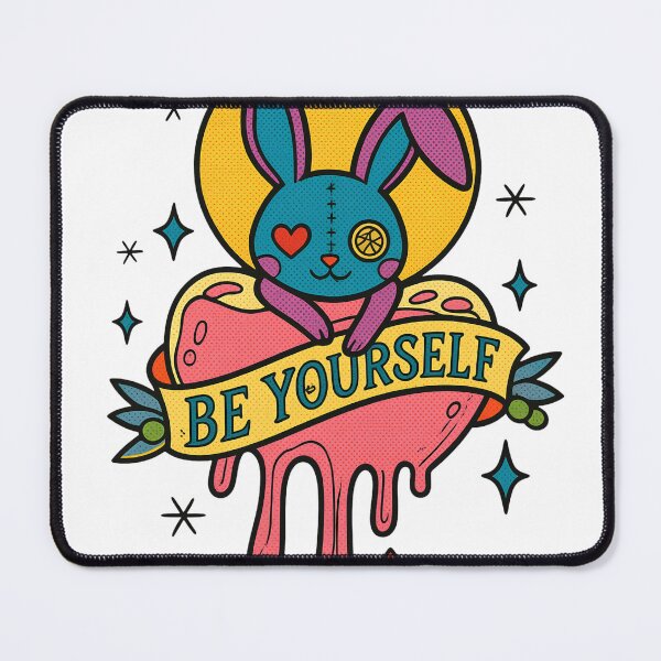 Item preview, Be Yourself Creepy Cute Voodoo Bunny designed and sold by TreasureOfAna.