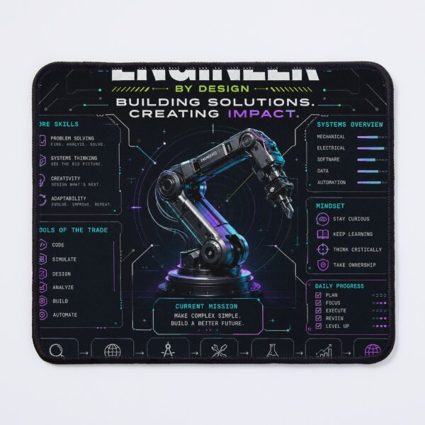Item preview, Engineer By Design - Modern Industrial Robotics UI Blueprint designed and sold by 8-Bit-Theory.