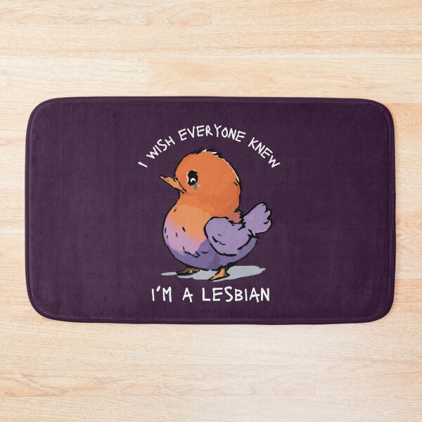 Item preview, Cute Femme Lesbian Bird Drawing designed and sold by TackyTime.