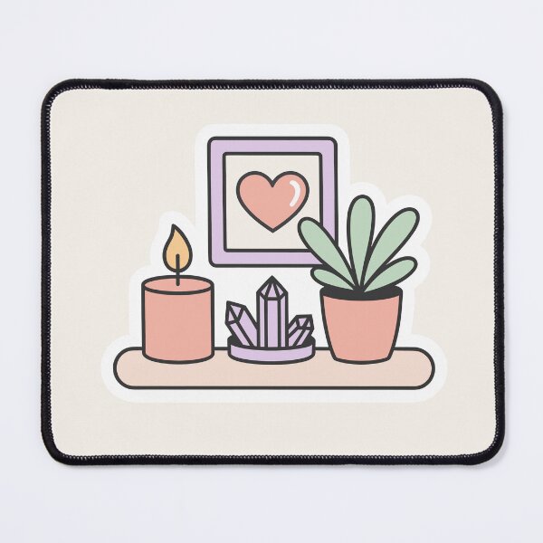 Item preview, Pride Wellness Altar Pastel Sticker  designed and sold by TrendMorphic.