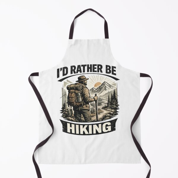 Item preview, I’d Rather Be Hiking Retro Vintage Streetwear Design designed and sold by builtforyou.