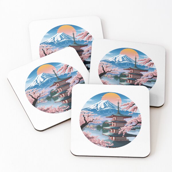 Item preview, Japan Scenery Sakura Trees designed and sold by KD Merch.