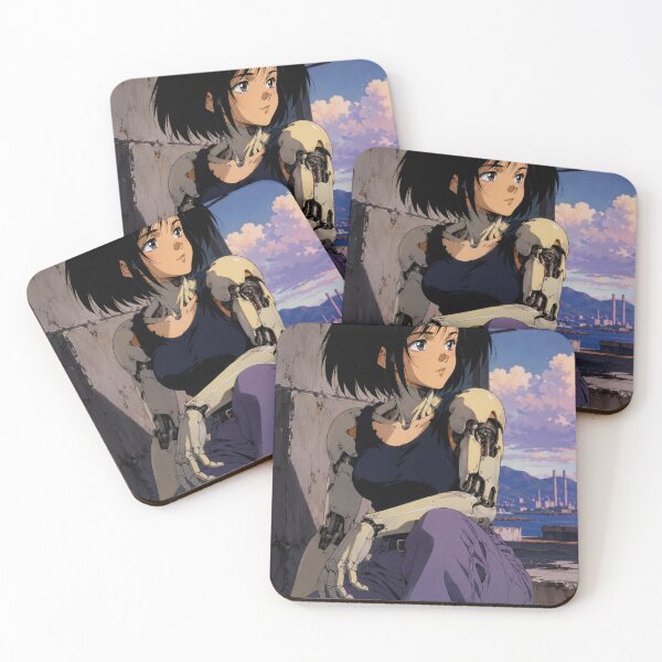 Item preview, Retro Cyberpunk Anime Mecha Girl Port designed and sold by bapupa.