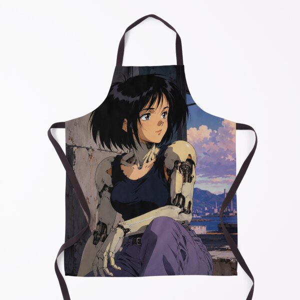 Item preview, Retro Cyberpunk Anime Mecha Girl Port designed and sold by bapupa.