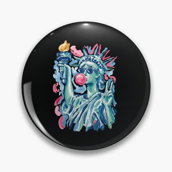 Item preview, Cool Statue Of Liberty Wearing Sunglasses Blowing Pink Bubble Gum Art designed and sold by WilliaMaler.