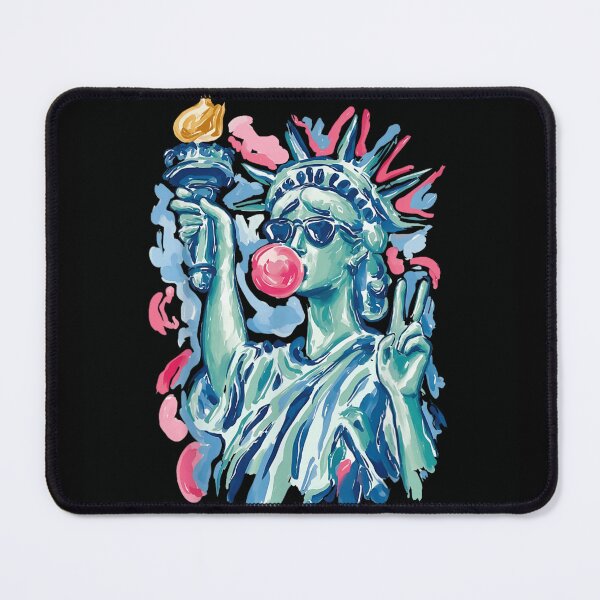 Item preview, Cool Statue Of Liberty Wearing Sunglasses Blowing Pink Bubble Gum Art designed and sold by WilliaMaler.