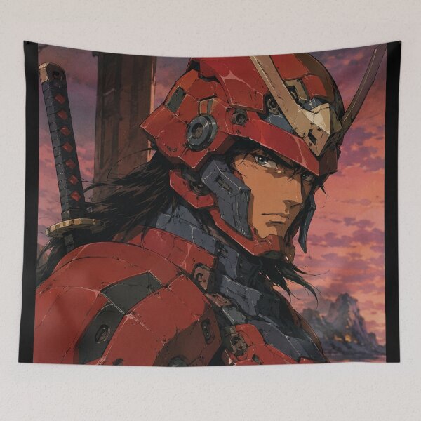 Item preview, Cyberpunk Samurai Red Mech Armor designed and sold by bapupa.