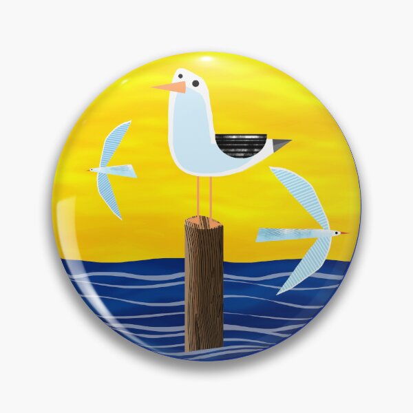 Item preview, Seagull on Morning Post designed and sold by Andrew  Hitchen.