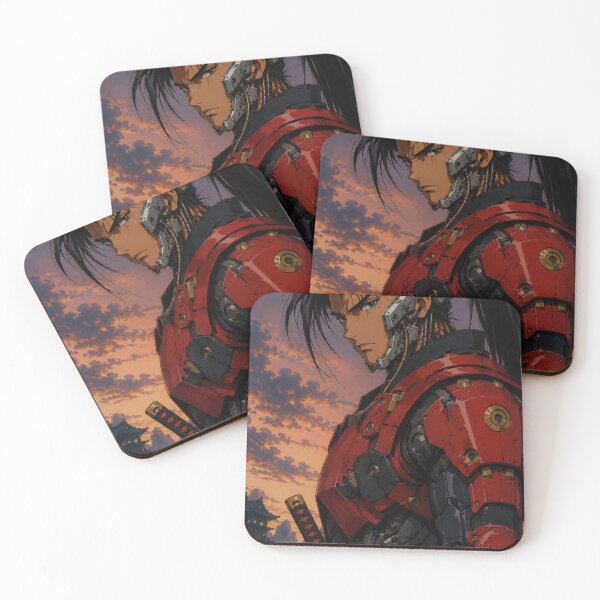 Item preview, Cyberpunk Samurai Warrior Sunset Silhouette designed and sold by bapupa.