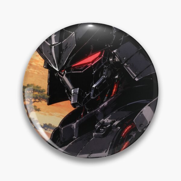 Item preview, Futuristic Black Armor Cyberpunk Samurai Mech designed and sold by bapupa.