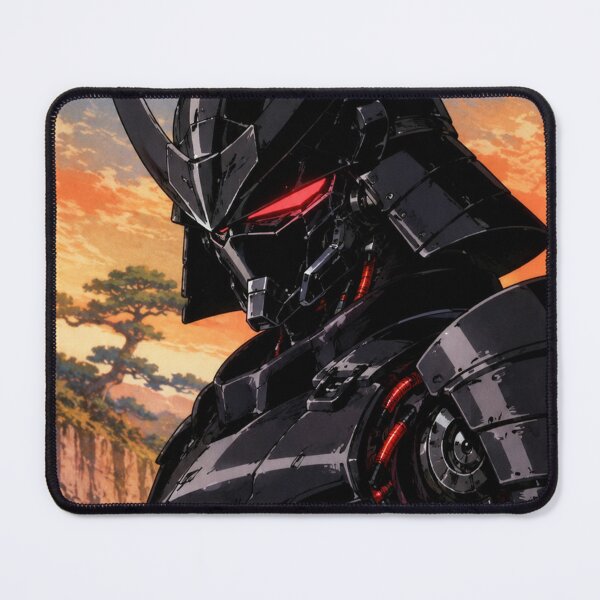 Item preview, Futuristic Black Armor Cyberpunk Samurai Mech designed and sold by bapupa.